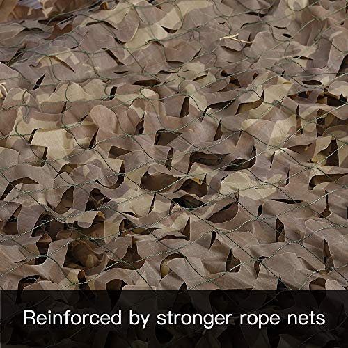 Image of LOOGU Custom Woodland Camo Netting Camping Military Hunting Camouflage Net 6.5 x 10ft, 6.5 x 26ft, 10 x 10ft, 10 x 13ft, 10 x 16.5ft, 13 x 16.5ft, 16.5 x 20ft, 20 x 20ft