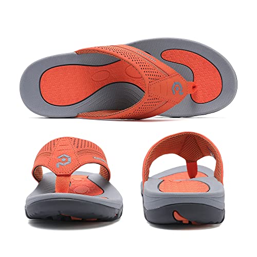Image of Men's Flip-Flops, Thongs Sandals Durable Comfort Slippers for Beach