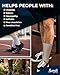 Pembrook Cotton Diabetic Socks for Men - 5 Pairs Crew Mens Diabetic Socks Size 10-13 for Neuropathy, Non-Binding, Extra Wide Top, Black, White, Gray, Marled Brown, Marled Tan