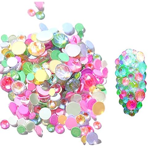 CEOZY 200 pcs Neon Rhinestones Cover