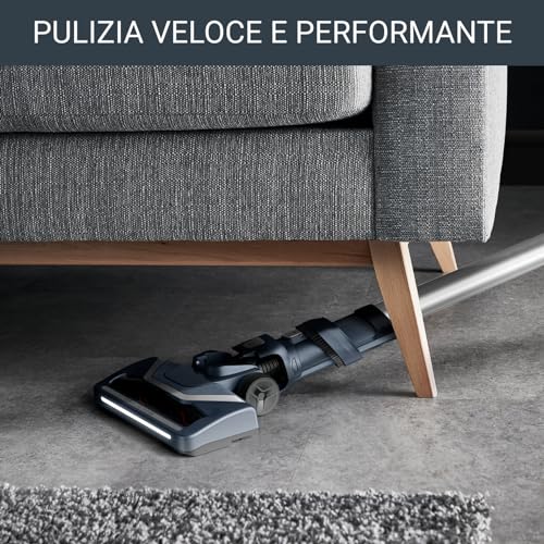 Rowenta X-PERT 6.60 Essential Aspirapolvere Senza Fili Potente, Scopa Elettrica Senza Fili Ricaricabile Leggera, Aspirapolvere Senza Sacco Multisuperficie, Autonomia 45 Min, Luci LED,RH6838 - Immagine 2