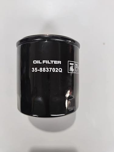 35-883702Q - Filtro de aceite de repuesto Mercury MerCruiser GM V6, OMC GM V6 3.8L 4.3L, motores intraborda Chrysler (paquete de 2)