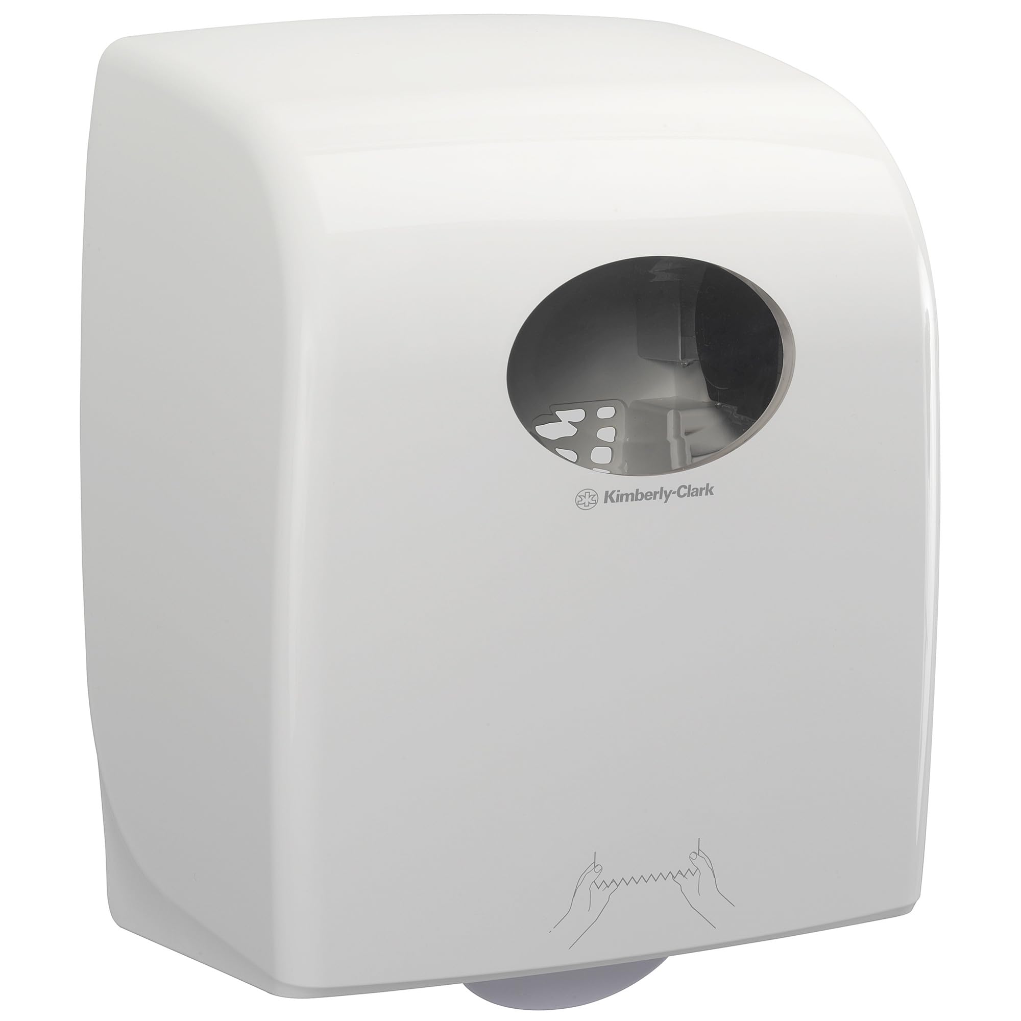 Distributeur Compatible Kleenex Ultra Scott Distributeur Bobine Essuie-mains Roulés Slimroll Aquarius Blanc Pour Sanitaires établissements Santé