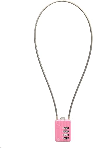 Miniatura 23 de Cable de 4 dígitos con combinación de cerraduras de 4.7 pulgadas para casillero de gimnasio escolar, casco, archivadores, caja de herramientas