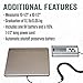 LEM Products 330 lb. Stainless Steel Digital Scale, Silver