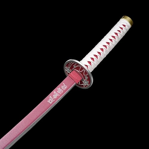 Miniatura 7 de BEMOD Demon Slayer Swords Real Handmade Steel Blade Anime Cosplay Katana Sword 41inch Stainless Metal Samurai Swords KnightsRengokuInosukeTanjiro