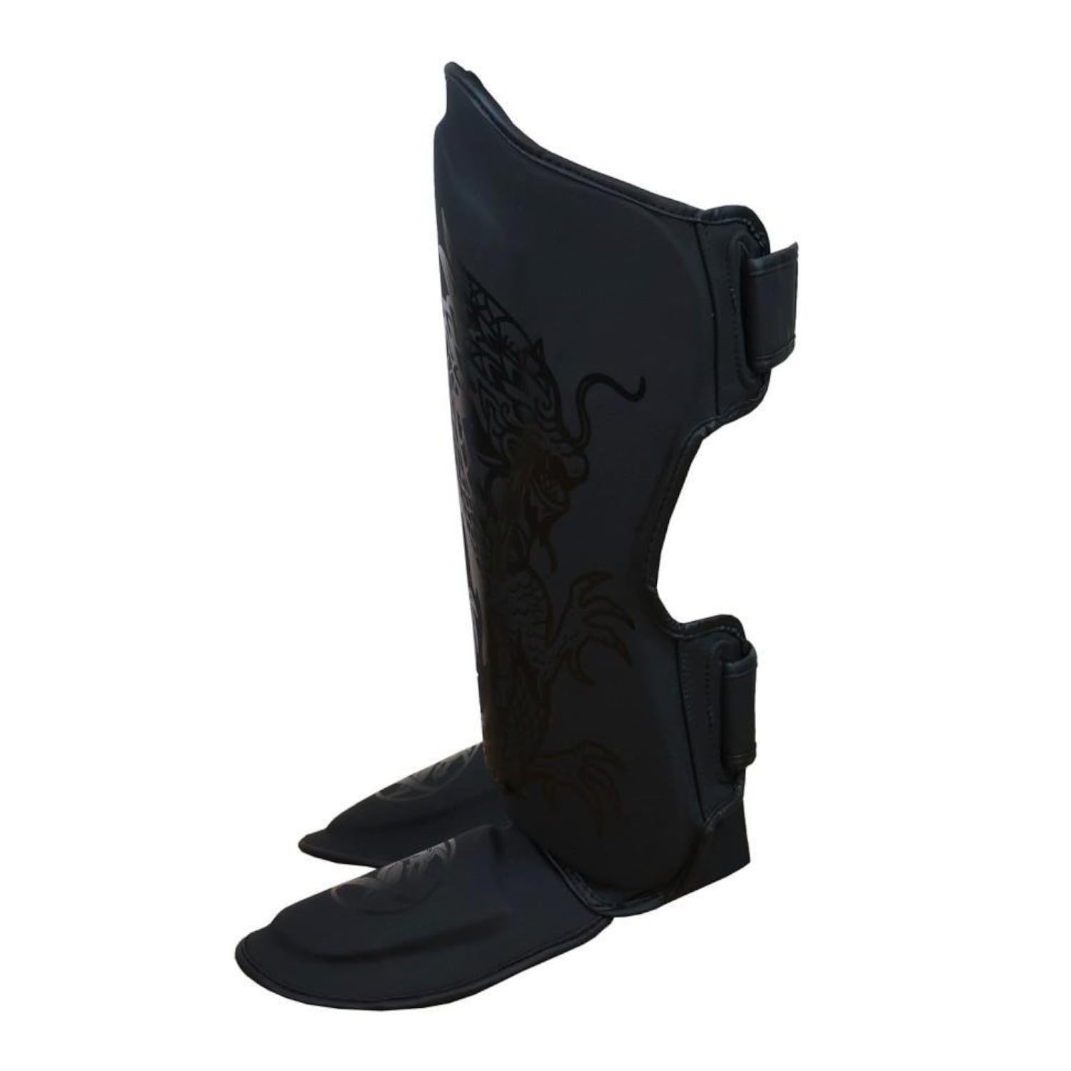 Dragondo 40710-P - Espinilleras profesionales para kickboxing, Muay Thai, artes marciales mixtas y artes marciales - Acolchado amortiguador de impactos, diseño ergonómico
