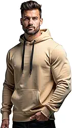 Moletom Canguru Liso Blusa Unissex Algodão Flanelado Bolso Frontal Capuz Ajustavel Moda MLT01-LISO