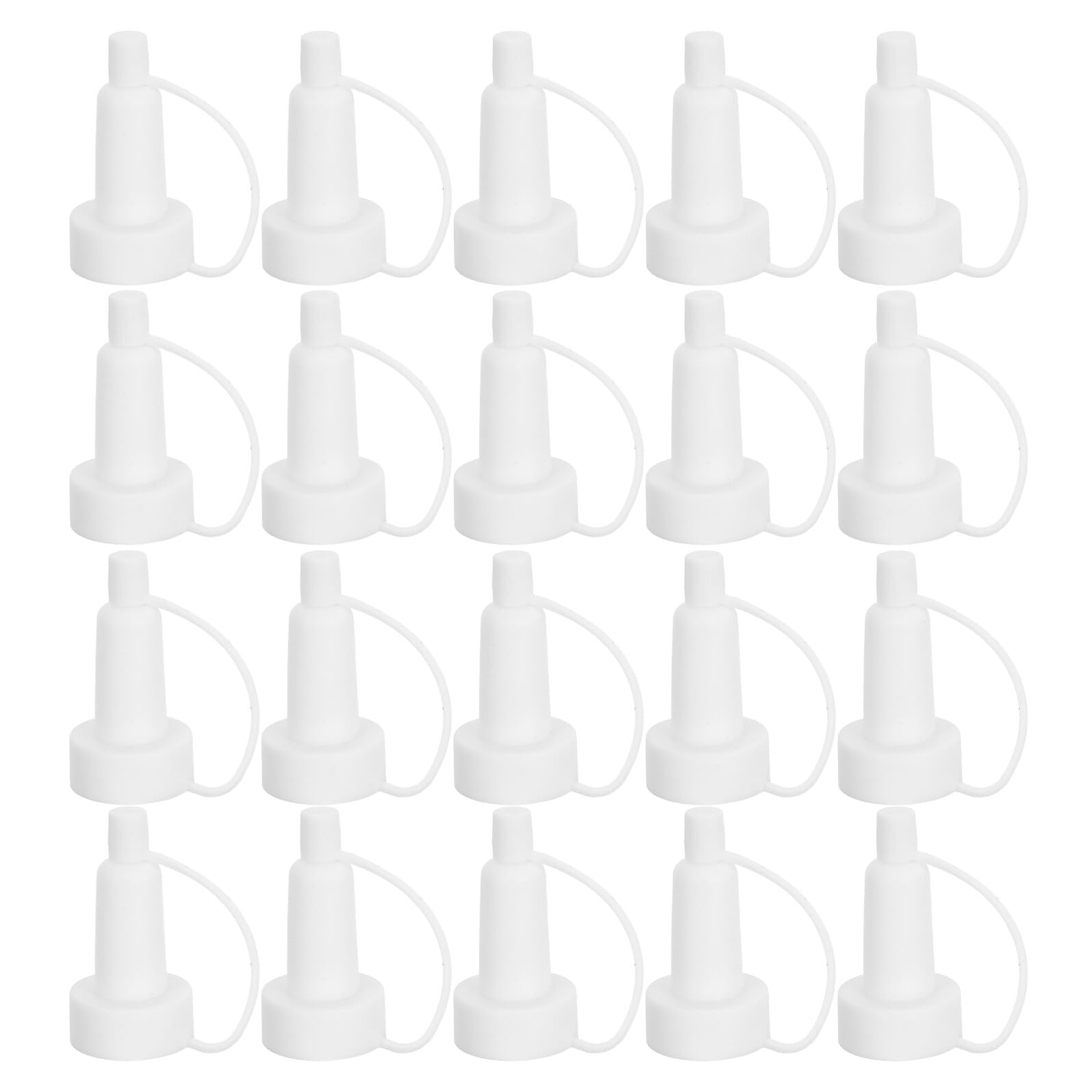 Tapón Cuentagotas de Trompeta para Ampollas 20 Mm, Goteros de Plástico, Juego de 250 Unidades, Boquilla de Goteo para Dispensar Precisión en Laboratorio, Resistente