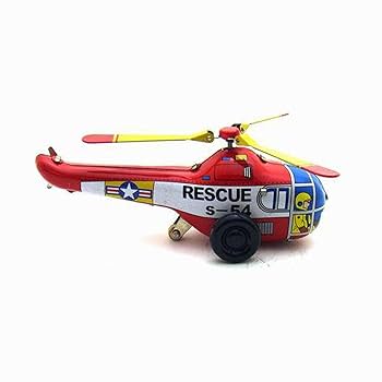 ブリキのおもちゃ　白バイ　ヘリコプターセット　不具合あり ブリキのおもちゃ 白バイ ヘリコプターセット 不具合あり 51EckZxsElL