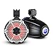 DS18 NXL-X8TPNEO/BK 8" Neodymium Marine Towers with Built-in Passive Radiator, 1" Driver and RGB LED Lights - High Performance, Marine Grade IP65 Rated, 550W Max 180W RMS 4 Ohms (Pair)