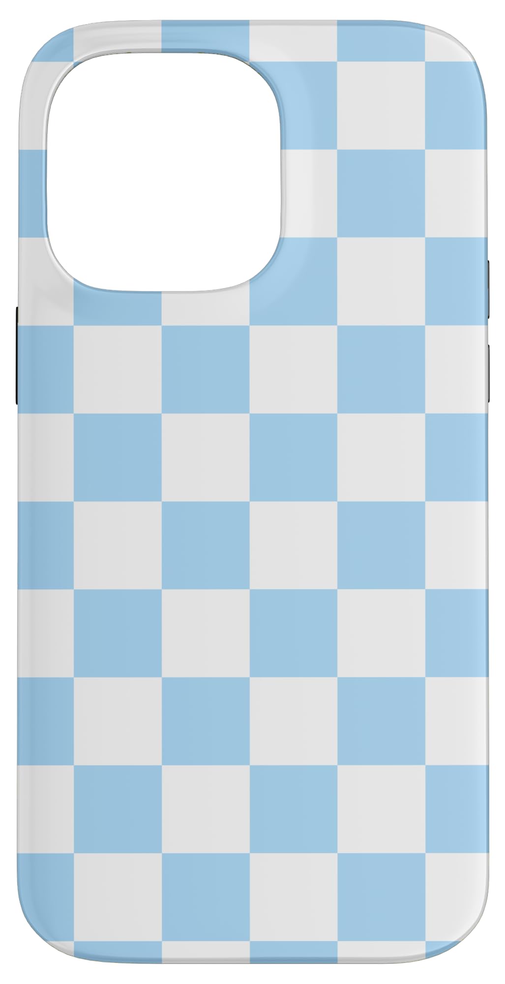 Case Checkered Baby Blue Cool Checkerboard Aesthetic Gift Case for iPhone 14 Pro Max