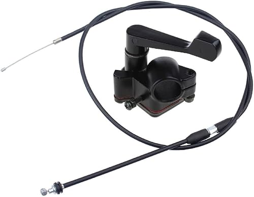 LINLIJIA Motorcycle Throttle Lever Thumb Control Assembly Compatible for 50CC-250CC ATV Pit Bike with Cable Gift Thumb Oiler Can Super Pocket