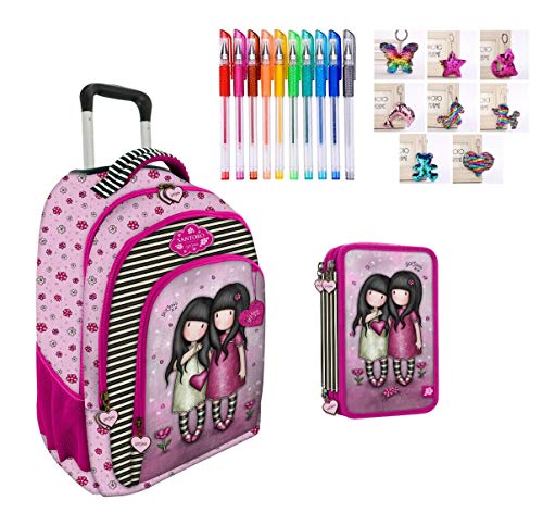 Trolley mochila escolar compatible con Santoro Gorjuss London You Can Have Mine puedes