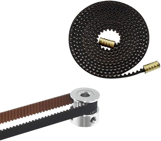 review Nicfaky GT2-6mm Open Timing Belt X Axis 765mm+Y Axis 720mm Length Belt Replacement,for Ender 3 Printer 3D Printer Parts Black Rubber (Color : 2GT-6mm L765mm)