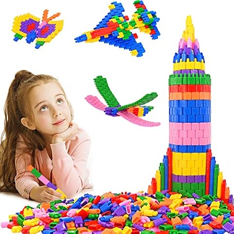 TOMYOU Kids 600pcs Set Building Blocks Construction Toy - Learning Playset STEM Toy Set Educational Kit Child Branin Development Preschool Kindergarten Toy Cover