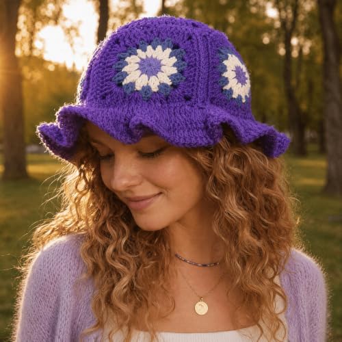 Image of Crochet Amigurumi Yarn - 2 Pack Purple Acrylic Yarn, 560 Yards Each, 150g /5.3oz, Worsted Weight for Crocheting & Knitting