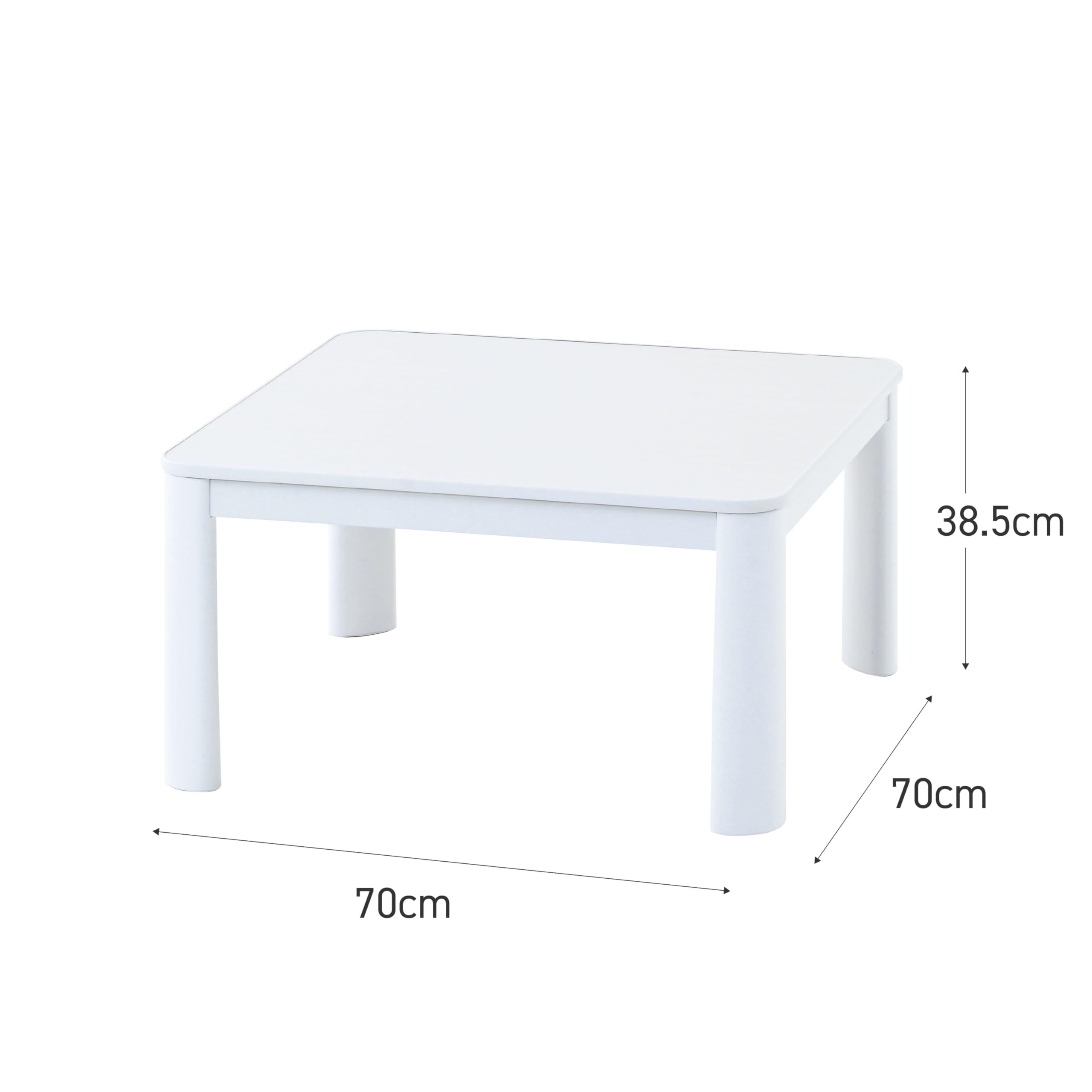 Amazon | [山善] カジュアル こたつ テーブル 幅70×70cm 正方形 専用