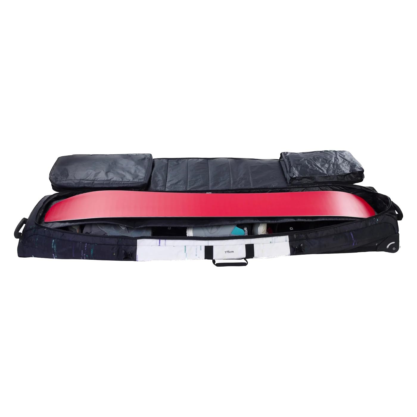 EVOC Snow Gear Roller Bolsa para esquís y Tablas de Snowboard (para 3-4 Pares de esquís o 2 Tablas de Snowboard, Acolchada, Plegable, Compartimento para avalanchas, tamaño: