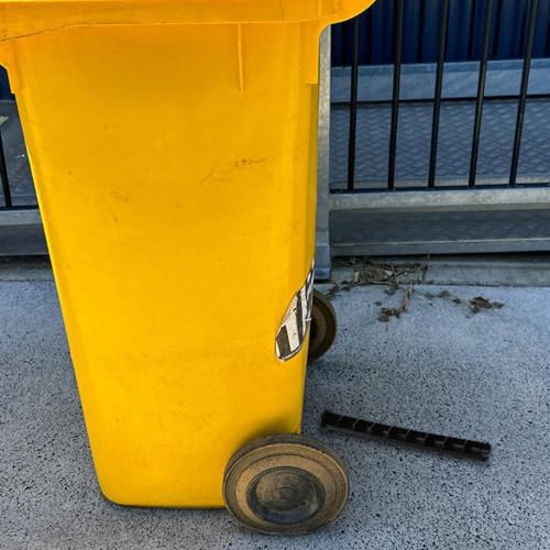Image of GLEAVI Trash can Latch 6.37 Inch Plastic Locking Pin for Garbage Bin Lid Secure Fit 4 Pack Trash can Lock Accessories for Indoor Outdoor Use