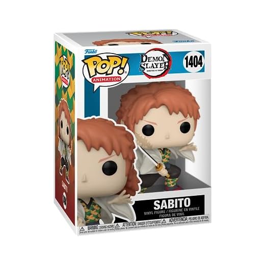 Funko Pop! Animation: Demon Slayer - Sabito - (No Mask) - Guardianes de la Noche - Figura de Vinilo Coleccionable - Idea de Regalo - Mercancia Oficial - Juguetes para Niños y Adultos