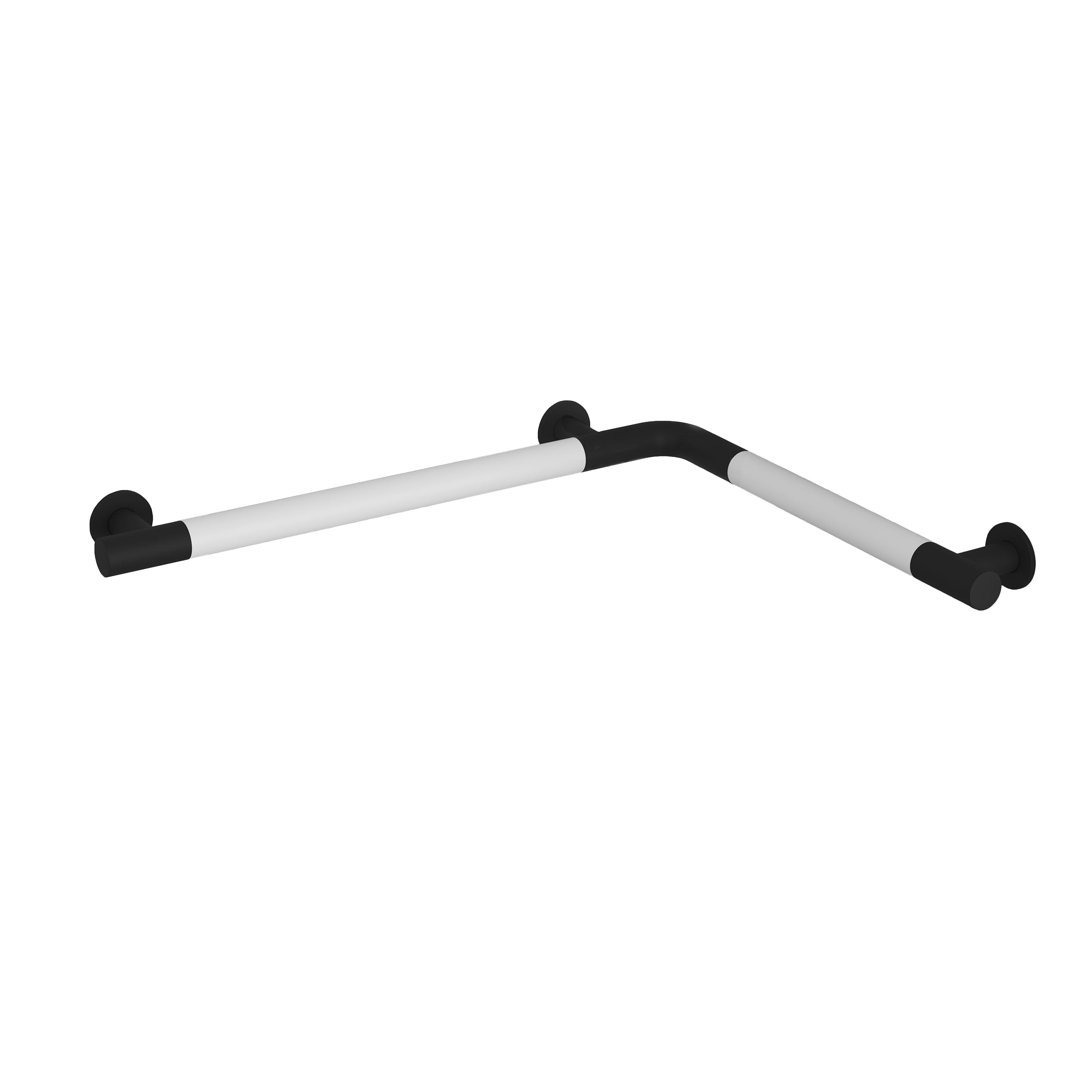 Barre d'appui coudée Swiss Madison pour douche contemporaine