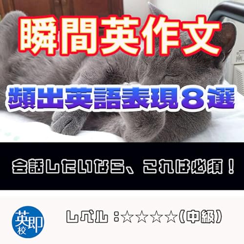 【瞬間英作文：実践で頻出の表現８選】経験上、特によく使うものを紹介