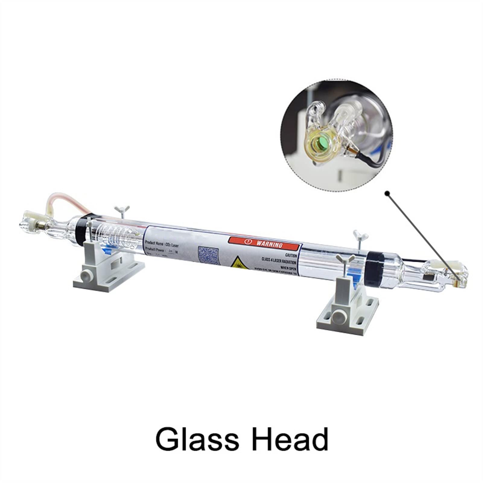 40W Co2 Laser Tube Diameter 50mm Length 700mm for Laser Engraver Cutting Machine 2022 New Type(Glass Head)