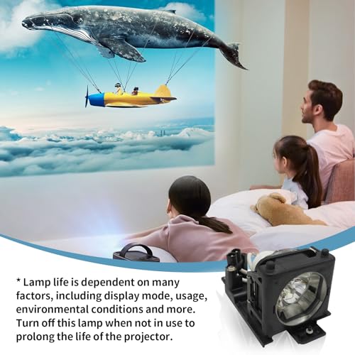 Lámpara repuesto 78-6969-9812-5 con carcasa termorresistente para Hitachi CP-HX990 y CP-RS55 2