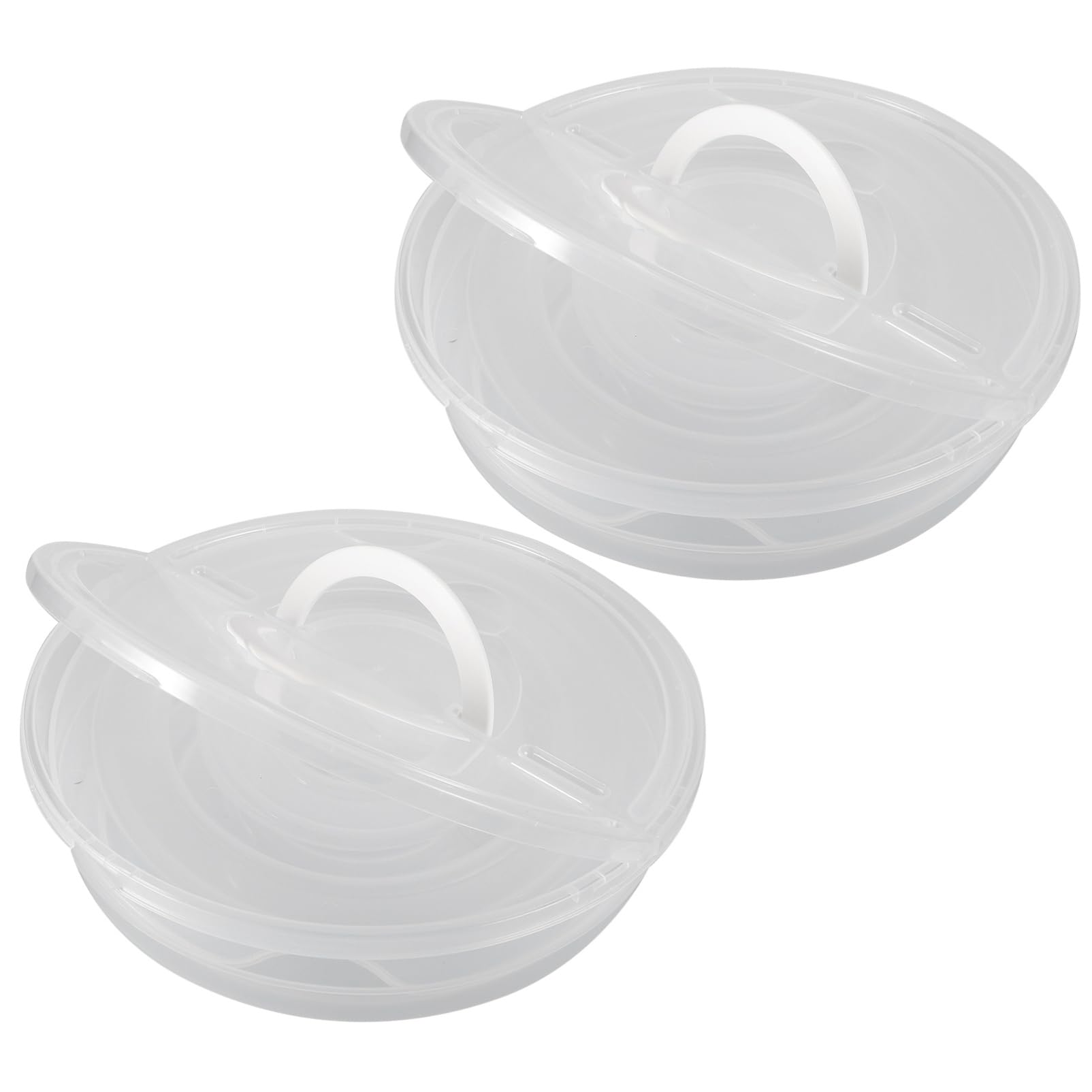 Gatuida 2pcs Food Storage Container Kühlschrank Erzeugnisretter Food -lagerbehälter Mit Deckel Und Verhandelt Transparente Brotbehälter Luftdichtem Brot Lagerbehälter