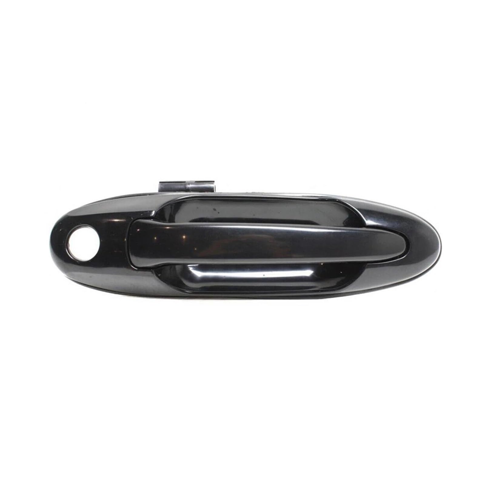 Fixcor Black Exterior Door Handle For Toyota For Land For Cruiser Lc100 Fj100 1997-2007 For Sequoia Accessories Smooth Front And Rear(Rear Left)