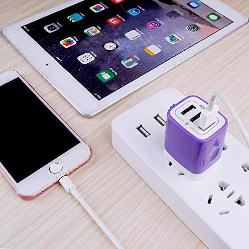 Usb Charger Adapter, Ailkin 3.1A 3-Port Powerful Universal Home Travel Usb Fast Charging Adapter Wall Plug In Usb Block For Iphone, Ipad, Iwatch, Samsung Galaxy, Google Pixel, Moto, Kindle Fire Box #TOP6