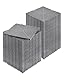 VEVOR Ineinandergreifende Fliesen 55 Stk. Bodenfliesen Drainage-Bodenfliesen, Bodenfliesen 30 x 30 cm Außenbereich Quadratische Bodenfliesen Terrasse PVC Bodenfliesen Badezimmer, Pool, Toilette, Grau