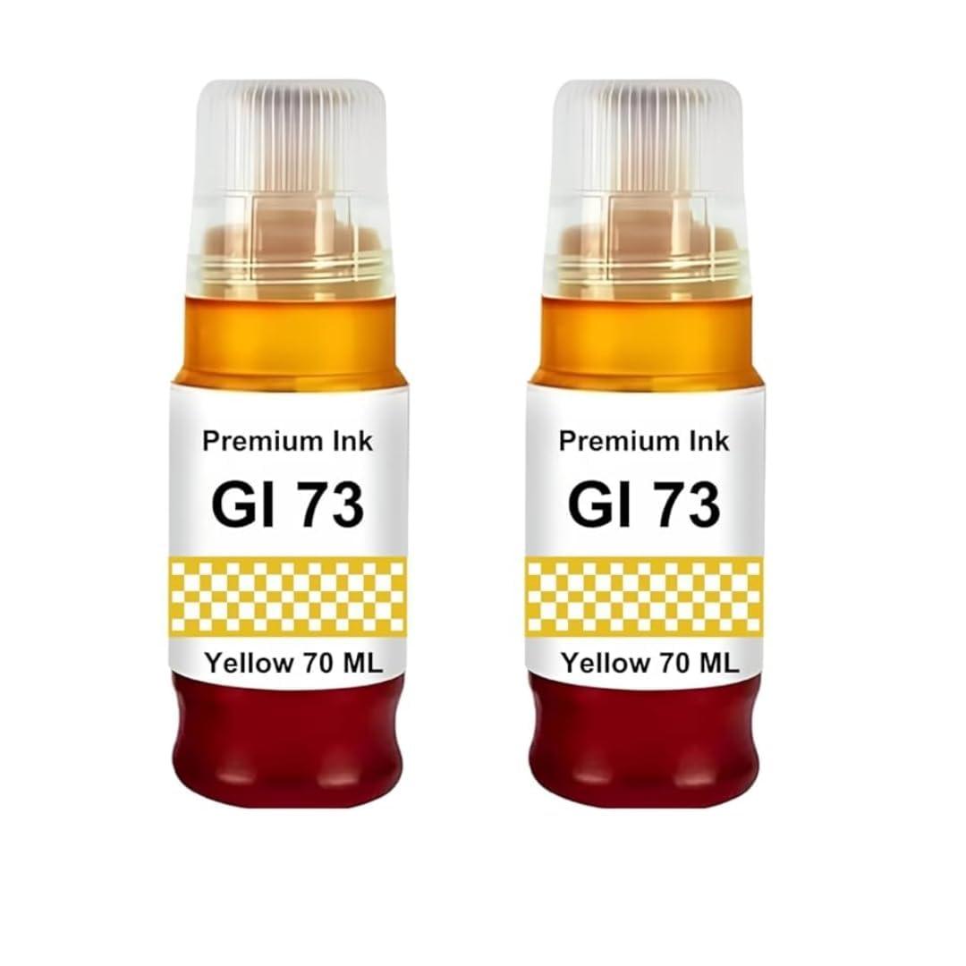 GI Compatible with 73 70ml for G570 / G670 Printer Ink, Long Lasting, Pack of 2-image-22