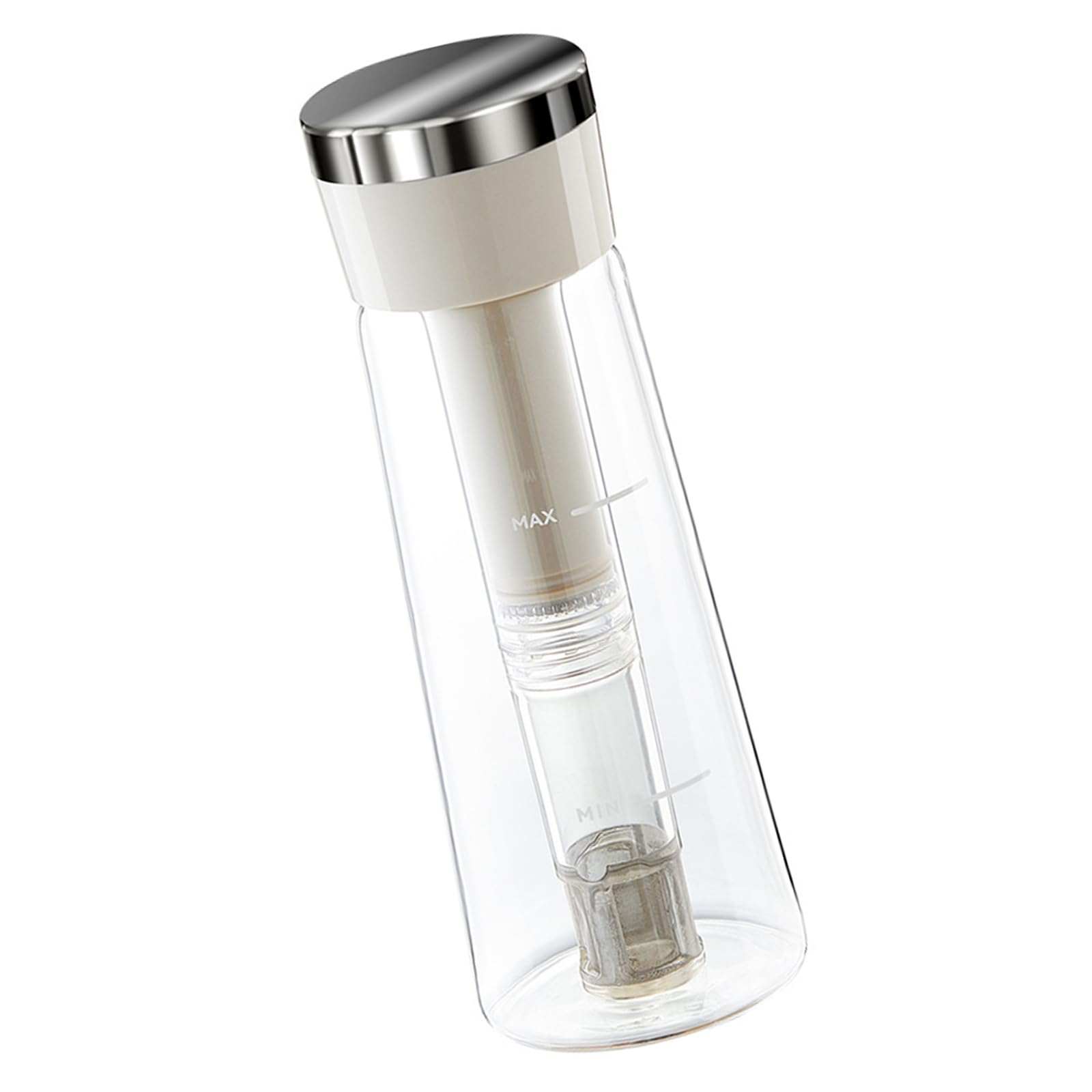 Tsophreniq Portable Cold Brews Maker for Outdoor Travel Leak Proof Design with Efficient Filter and Stainless Steel Glass Construction Leak Proof Cold Brews Infuser
