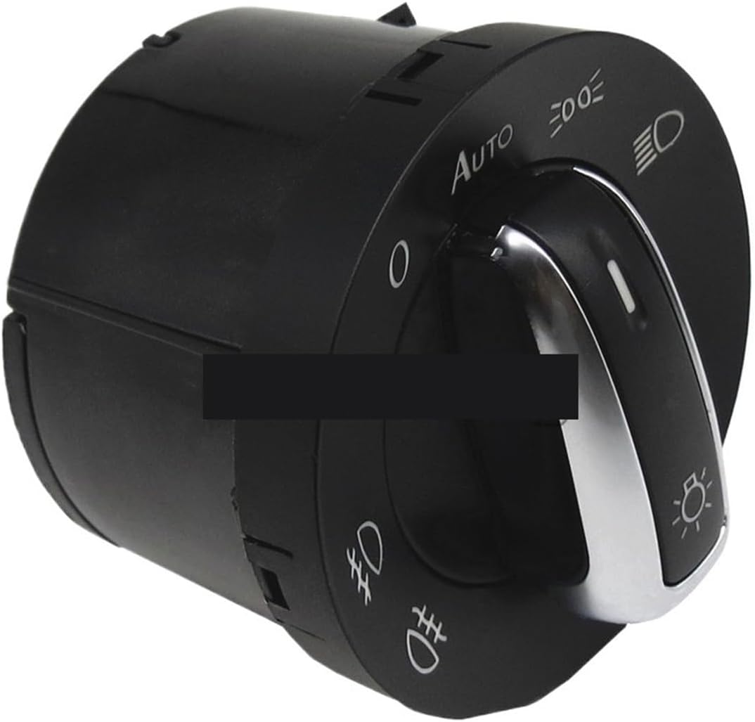 Car headlight switch 5ND941431A MK5 MK6, Car Accessories Chrome Headlight Control Switch Fog Light Knob