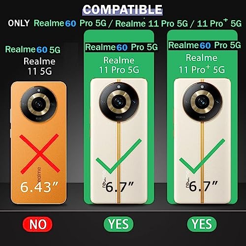 Image of Fastship New Vintage Magnatic Closer Leather Flip Cover Compatible Model for Realme RMX3771 / Narzo 60Pro - Executive Brown
