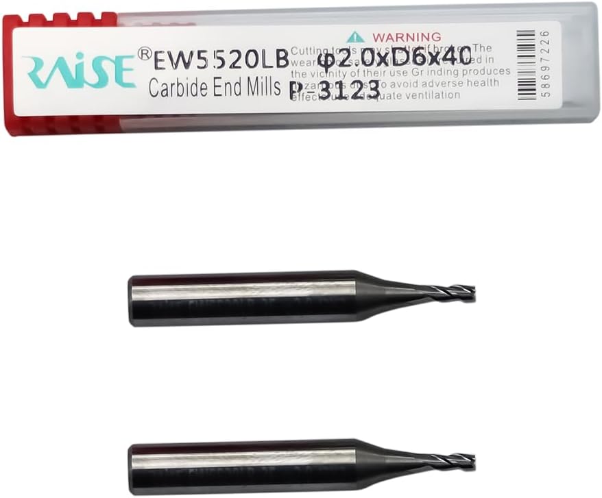 55 Series Milling cutter 2.0mm(2 Pieces), fit for Automatic machine CONDOR & Triton & Alpha Pro & Beta & Miracle A78A9 & SEC-E9,End Milling Cutter