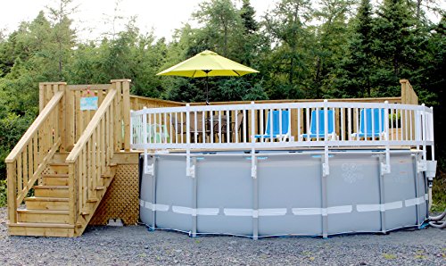 Blue Wave NE1331 Above Ground Pool Fence Kit, 8 Sections, Taupe