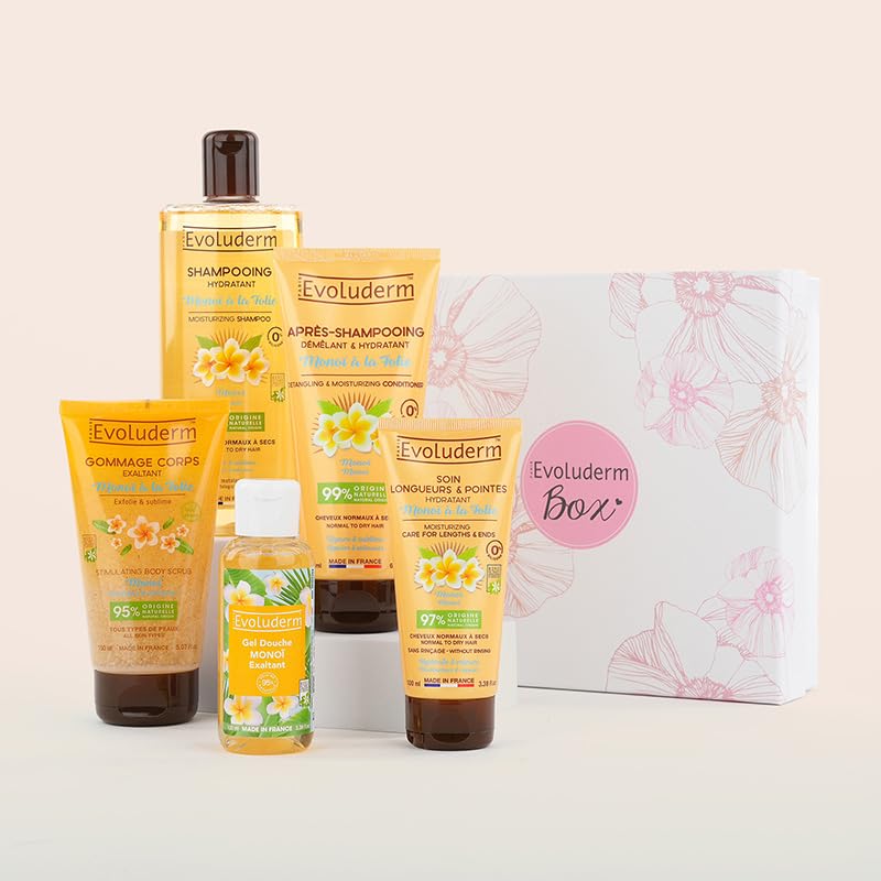 Idée Cadeau Fête des Mères EVOLUDERM Coffret de Bain Monoï de Tahiti