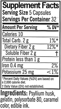 Quality Choice Daily Fiber Capsules for Regularity, 160 Count