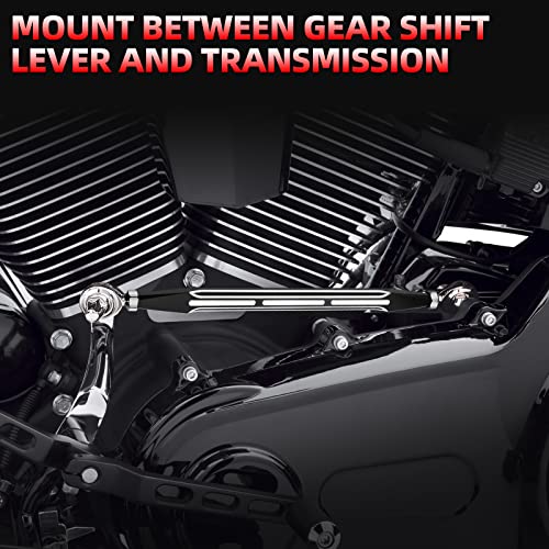 Amazicha Black Gear Shift Linkage Compatible For Harley Touring Electra Glide Street Glide Tour Glides Trikes 1980-Later #TOP3