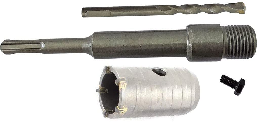Inditrust Alloy Steel Sds Shank Concrete Wall Drill Bit Hole Saw Cutter, 160 Mm Round Connecting Rod (40Mm Bit With 160Mm Rod) (B09VDYF13Z) Amazon Price History, Amazon Price Tracker