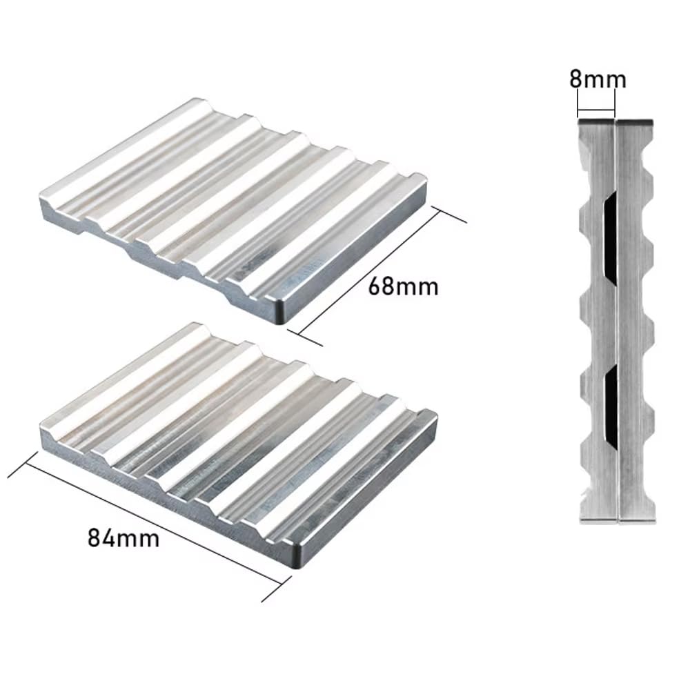 Tabla Multifuncional de Aluminio de 7 Ranuras para Enrollar Plomos, Enrollador de Plomos Biselado y Accesorios de Pesca