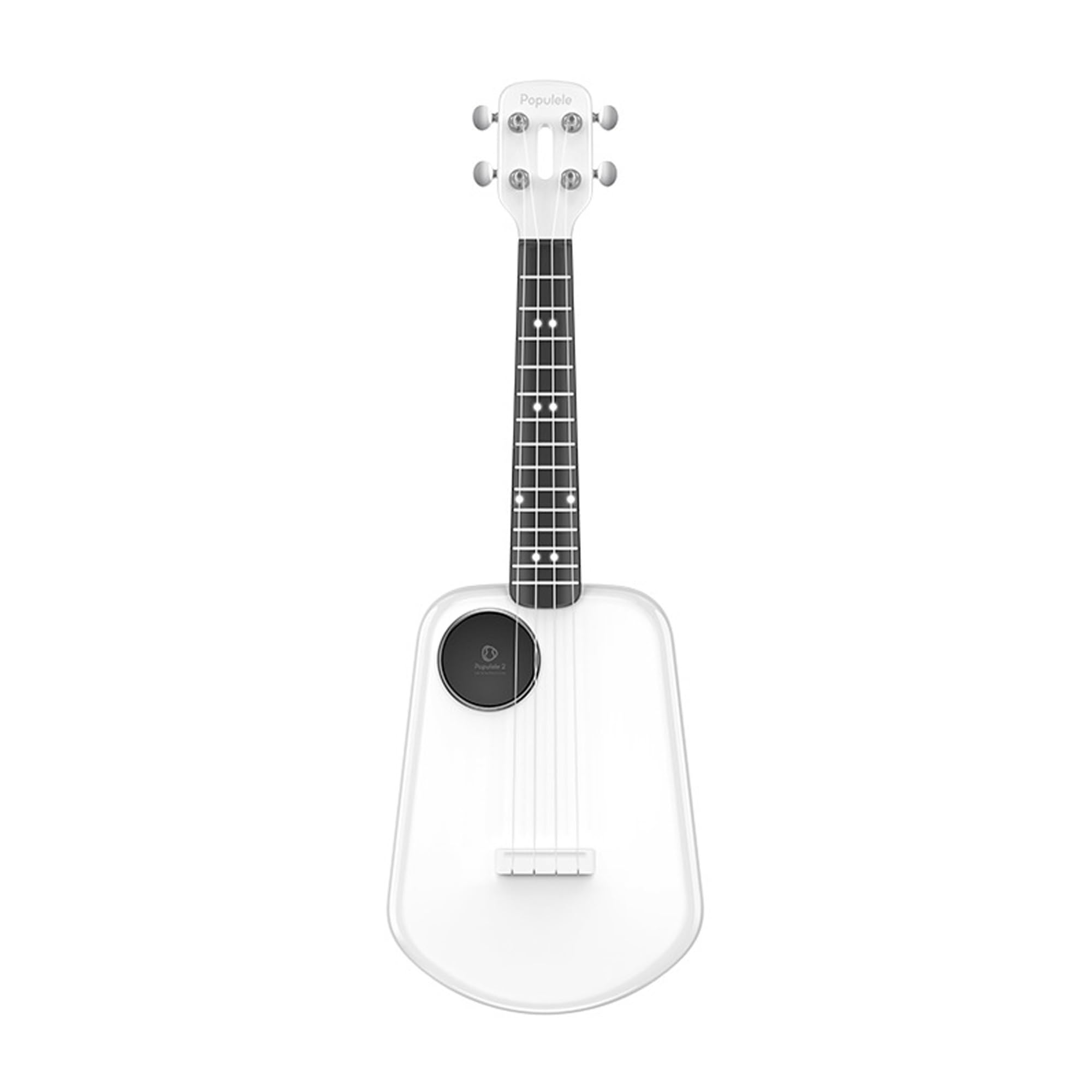 Inteligentne ukulele, 0 podstawowych wpisów, inteligentna interakcja z aplikacją, przewodnik świetlny LED, fajne włókno węglowe, 23-calowa mała gitara, ukulele, odpowiednie dla dzieci i nowicjuszy (C