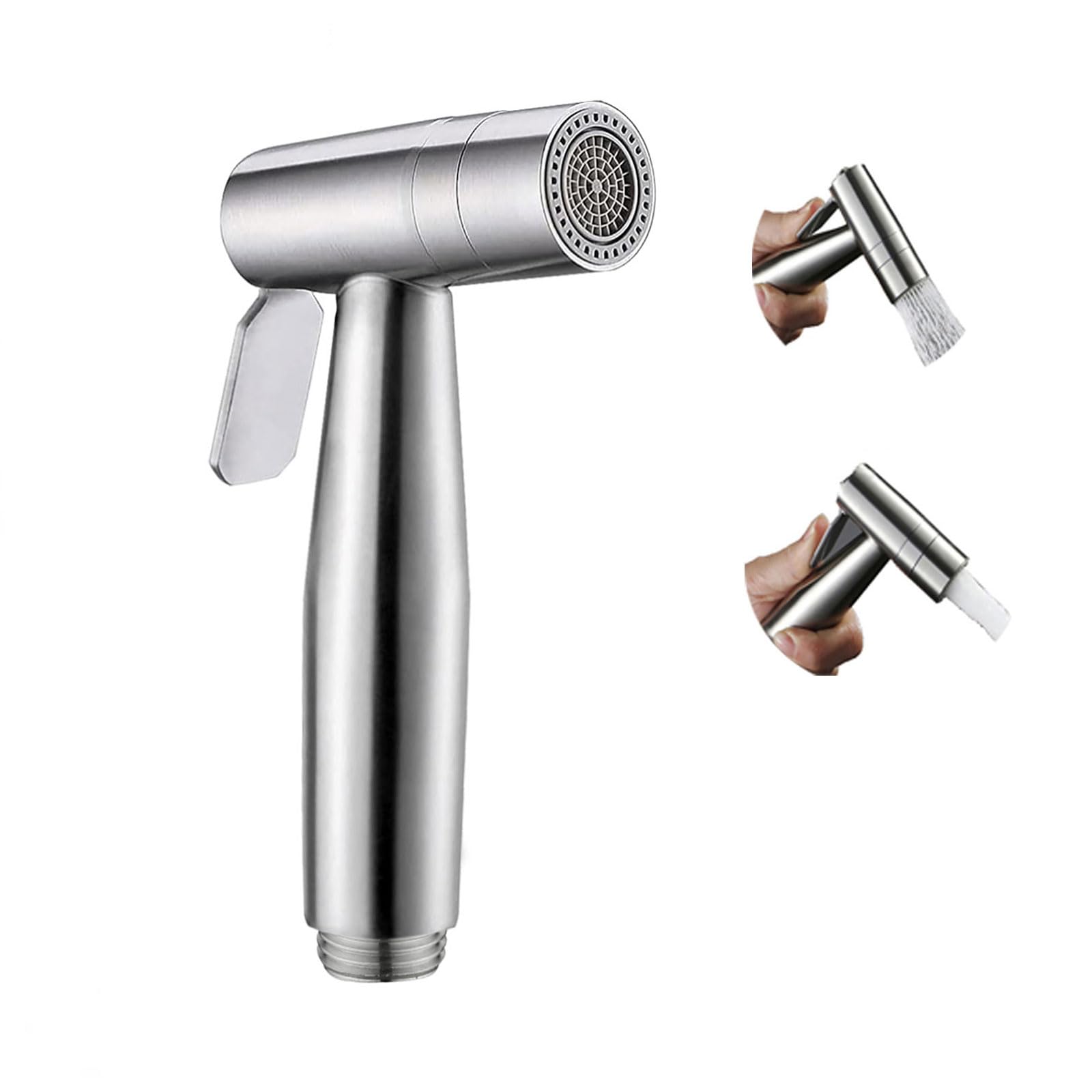 Doccetta Bidet Portatile Acciaio Inossidabile 2 Funzioni Spruzzatore WC