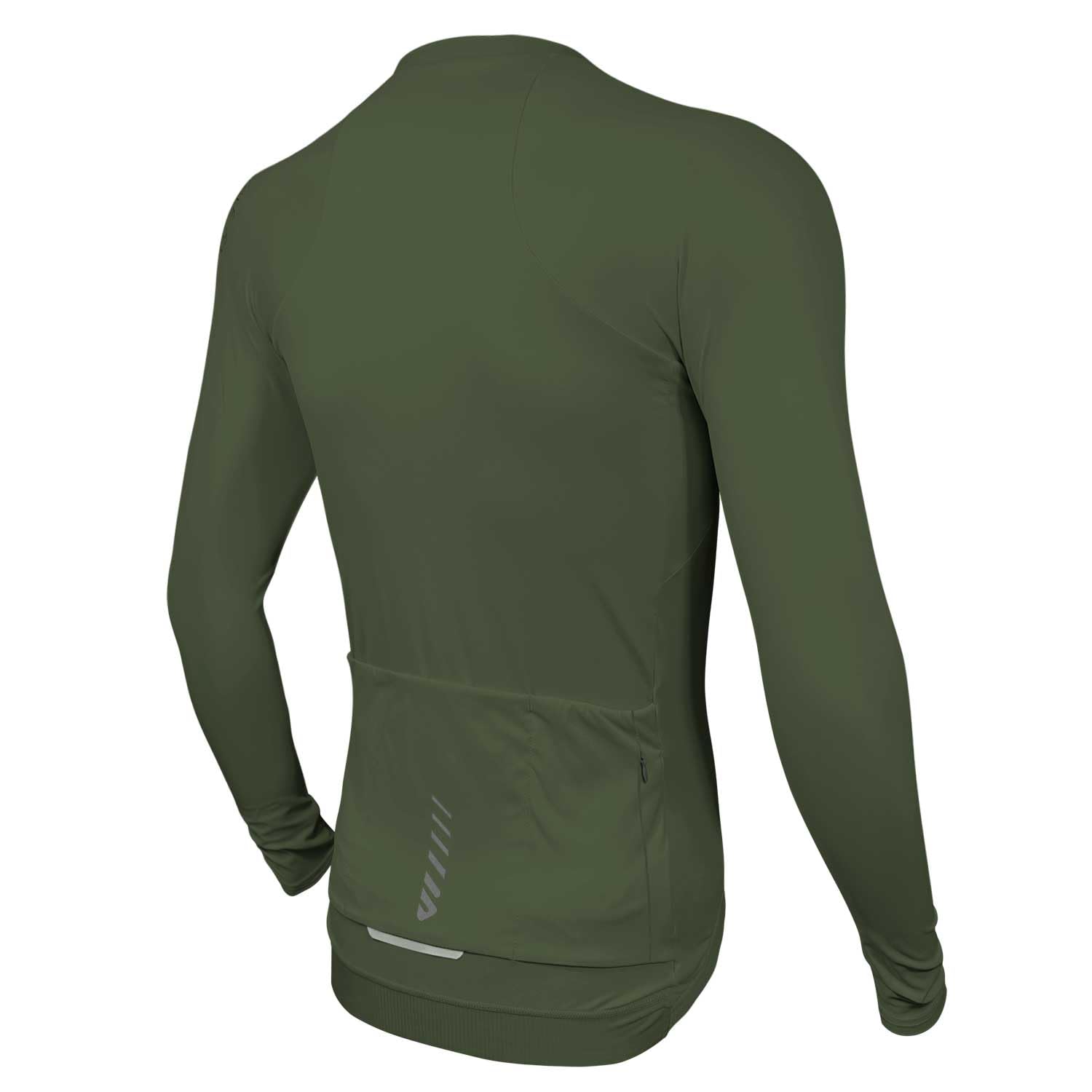 Wulibike Maglia da Ciclismo Uomo Maglia Ciclismo Maniche Lunghe Traspirante Asciugatura Rapida Maglia Ideale per Bici Allenamento Strada Outdoor
