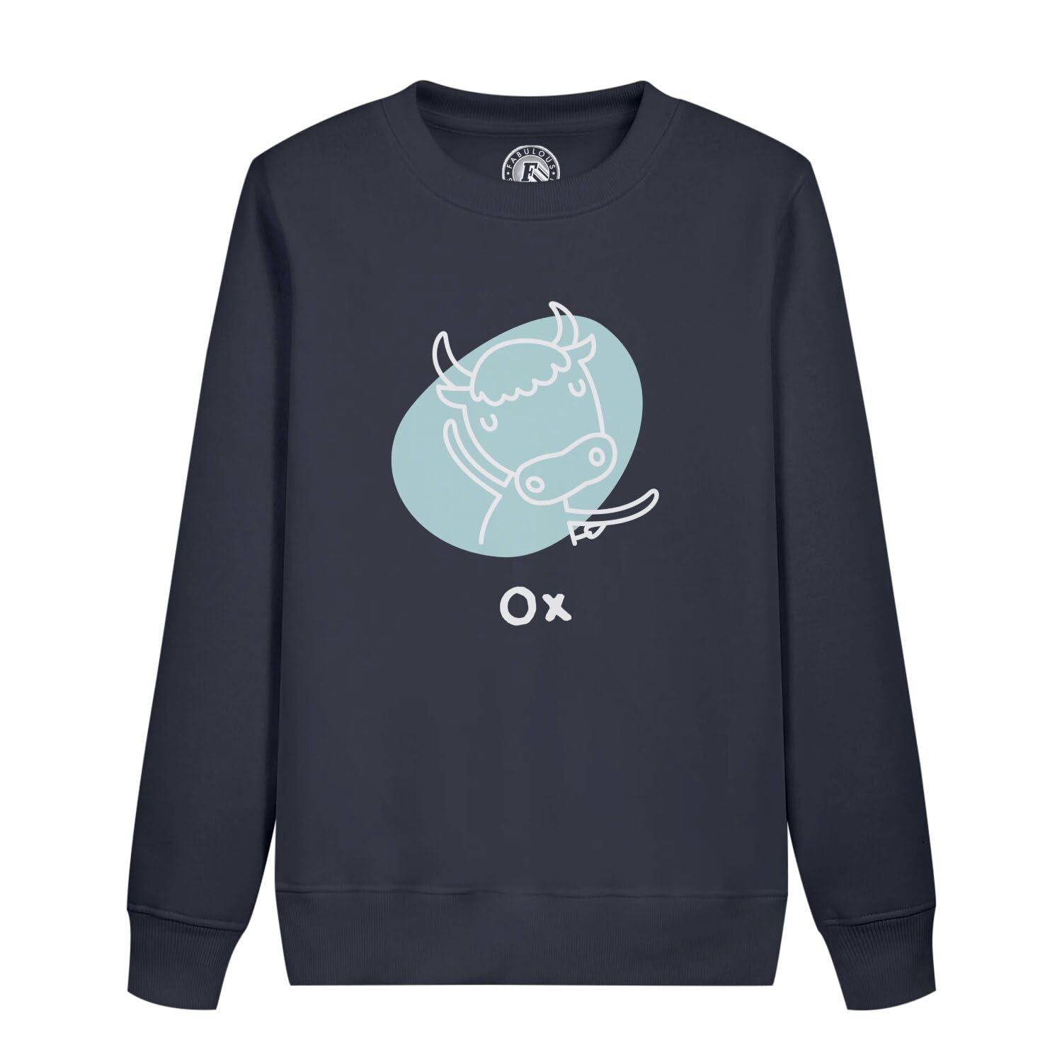 Sweatshirt enfant boeuf dessin zodiaque horoscope chinois pull - 4