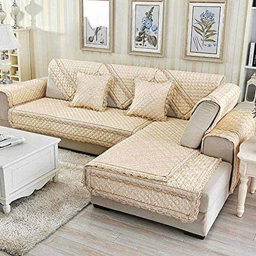 Housse simple moderne de sofa en coton tissé épais de qualité - 2