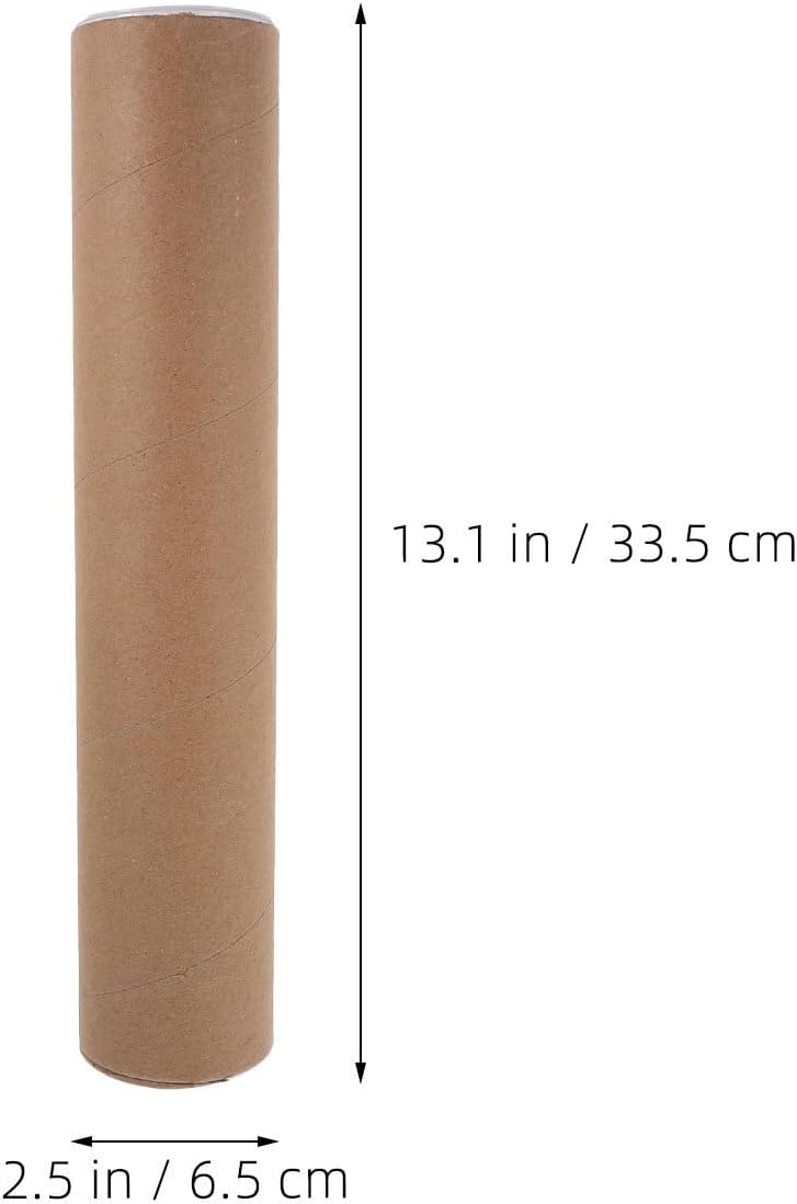 Amosfun Kraft Paper Mailing Shipping Tubes 4 Pack for Posters